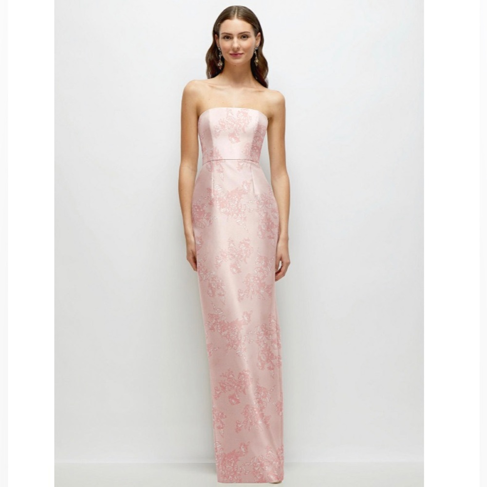 NWT Alfred Sung Dessy D877FP Satin Twill Bows and Blossom